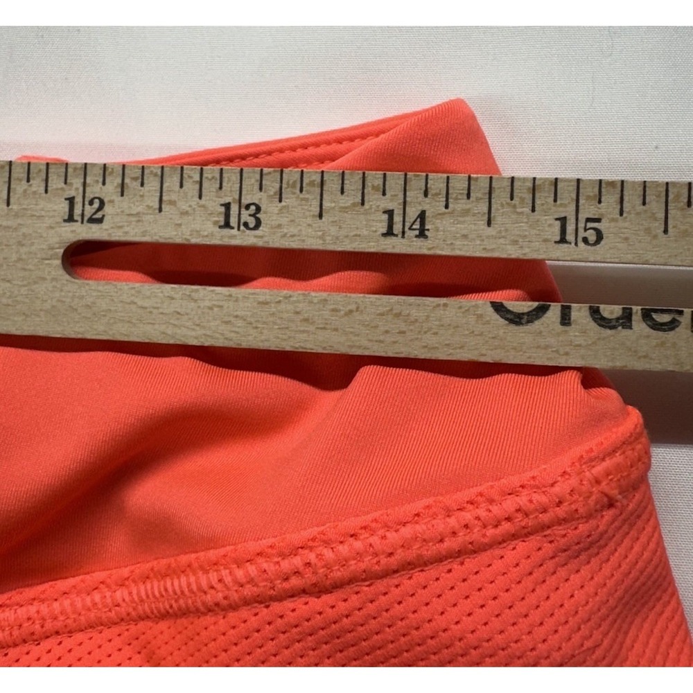 Athleta Women's Tennis Golf Neon Orange‎ Active Skort Skirt Pockets Size Medium - Picture 8 of 9